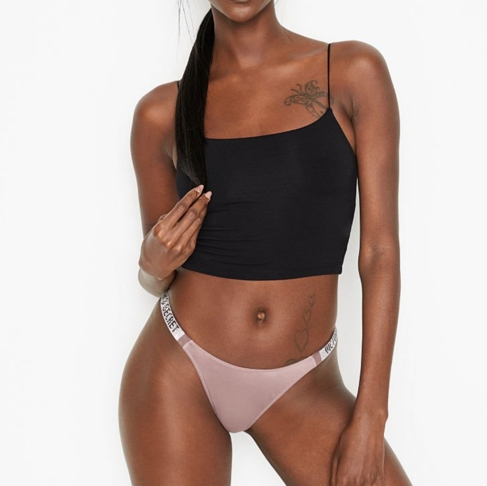 3 Victoria secret Bombshell Strap Thong size XL NWT - Picture 8 of 9
